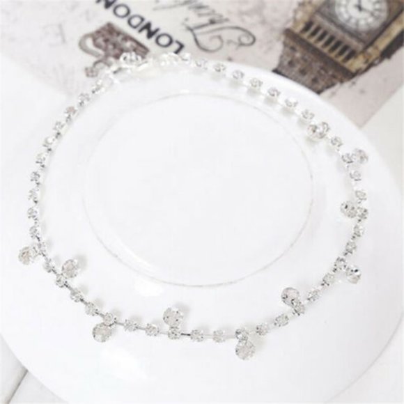 Women's Sexy Crystal Diamond Anklet Ankle Bracelet - Picture 5 of 11